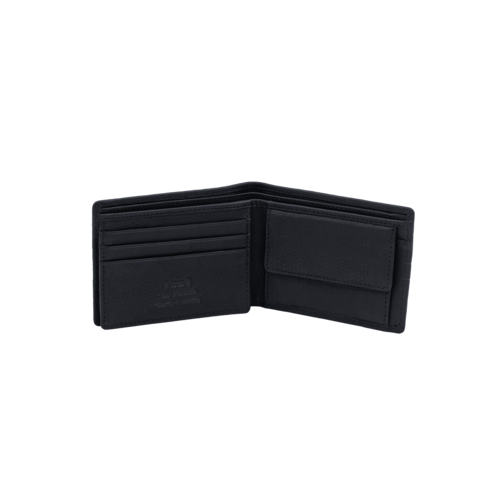 BILLETERA MONEDERO DOBLE NEGRO