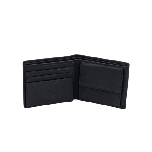 BILLETERA MONEDERO DOBLE NEGRO