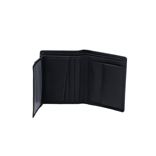 BILLETERA MONEDERO DOBLE NEGRO