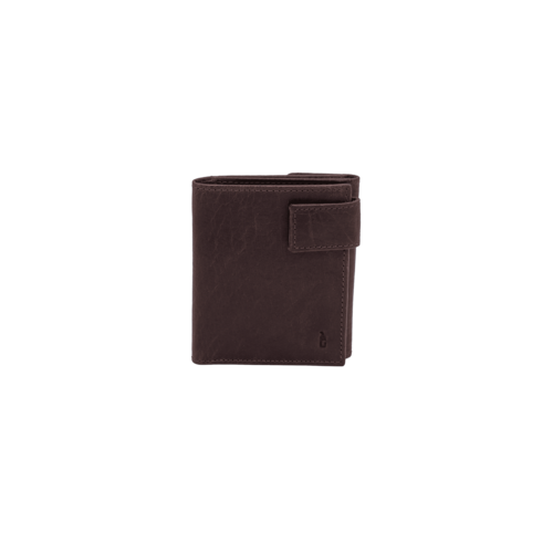 BILLETERA MONEDERO EXTERIOR FOSIL MARRON