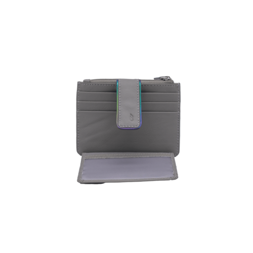 TARJETERO MONEDERO IRIS GRIS