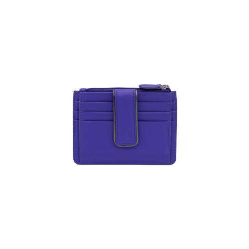 TARJETERO MONEDERO IRIS MORADO