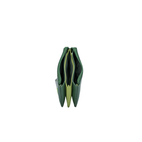 MONEDERO TRIPLE REINA VERDE