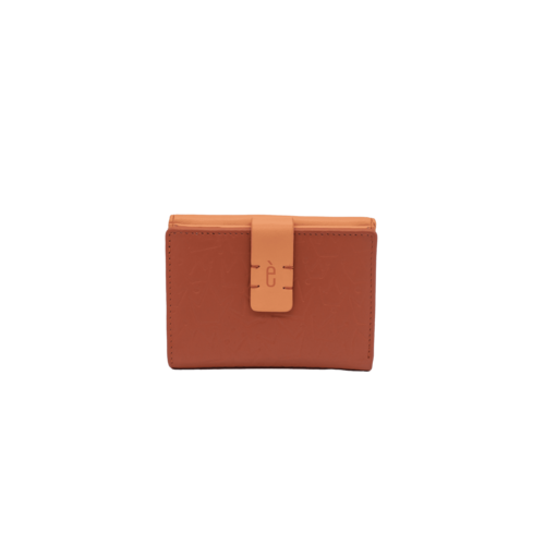 CARTERA MONEDERO SOLAPA REINA MELOCOTON