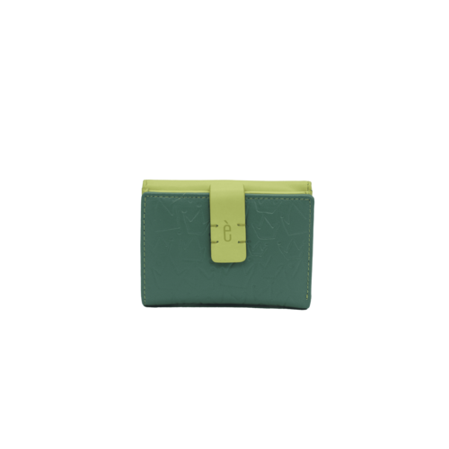 CARTERA MONEDERO SOLAPA REINA VERDE