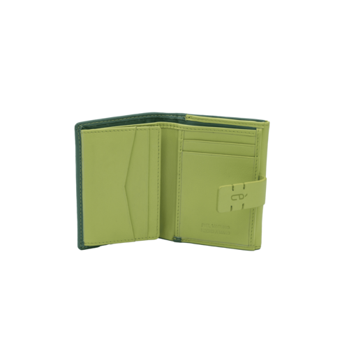 CARTERA MONEDERO SOLAPA REINA VERDE
