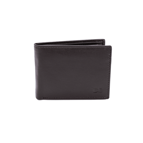 BILLETERA MONEDERO LUNA MARRON