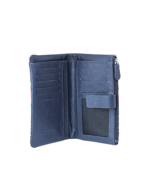 CARTERA MONEDERO CREMALLERA TRIBU AZUL