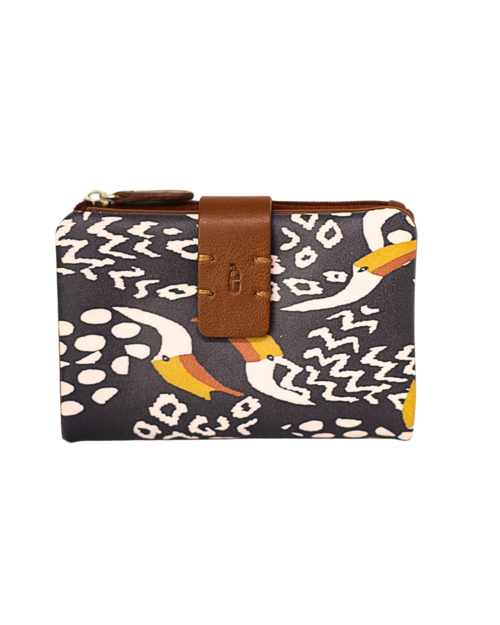 CARTERA MONEDERO CREMALLERA TUCO MARRON