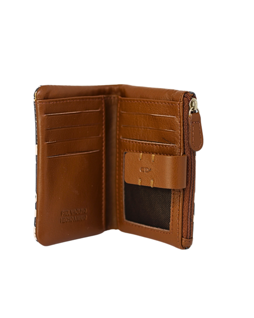 CARTERA MONEDERO CREMALLERA TUCO MARRON