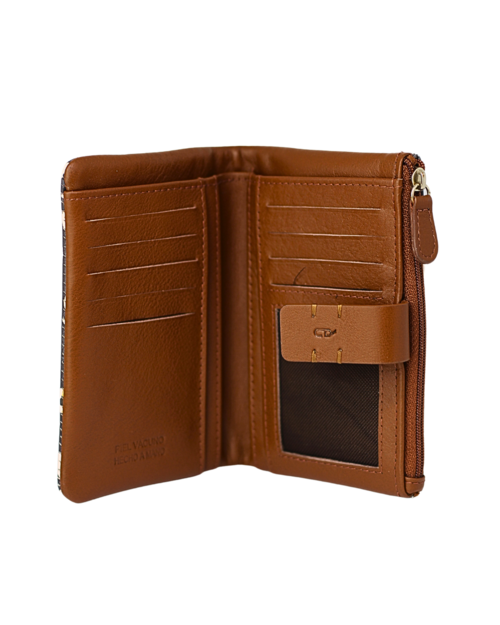 CARTERA MONEDERO CREMALLERA TUCO MARRON
