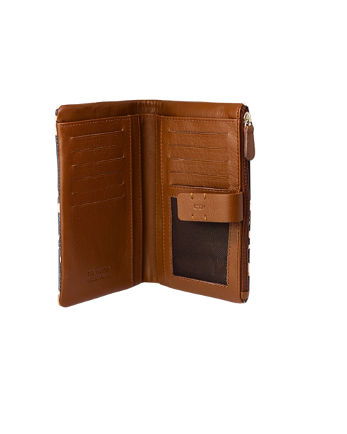 CARTERA MONEDERO CREMALLERA TUCO MARRON
