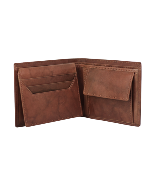 BILLETERA MONEDERO NOBLEZA MARRON