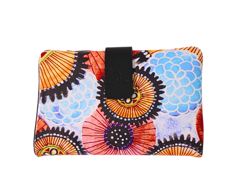 CARTERA MONEDERO CREMALLERA GEISHA NEGRO