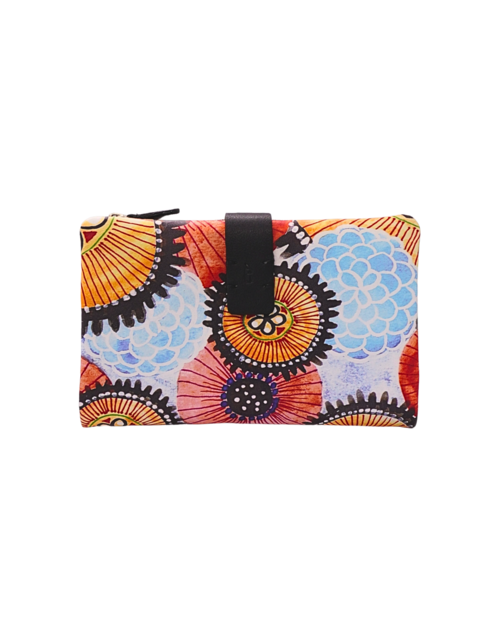 CARTERA MONEDERO CREMALLERA GEISHA NEGRO