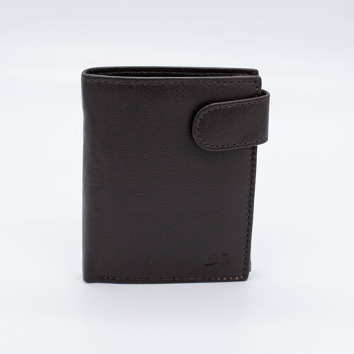 BILLETERA MONEDERO LUNA MARRON