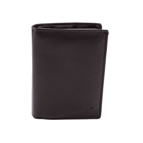 BILLETERA CREMALLERA LUNA MARRON