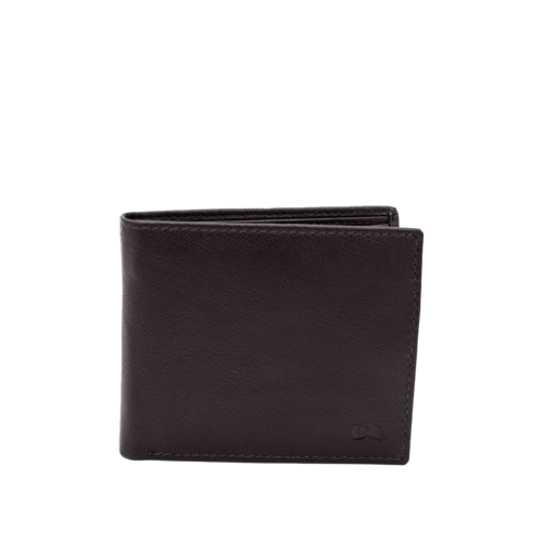 BILLETERA MONEDERO LUNA MARRON