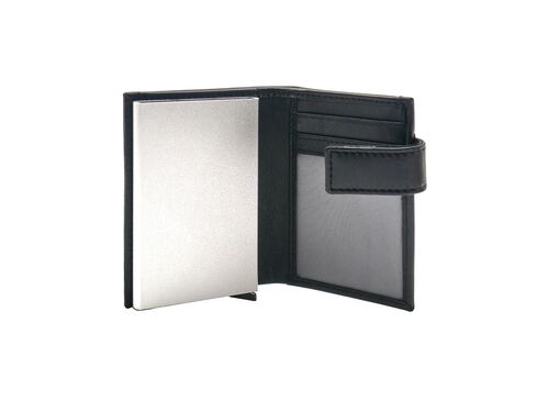 TARJETERO ALUMINIO ESTRELLAS MARRON