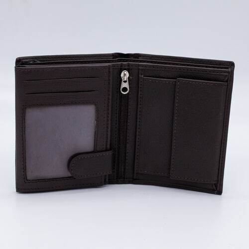 BILLETERA MONEDERO AIRE MARRON