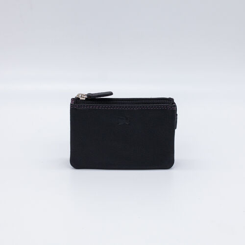 MONEDERO TRIPLE ECLIPSE NEGRO