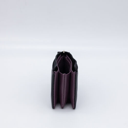 MONEDERO TRIPLE ECLIPSE NEGRO