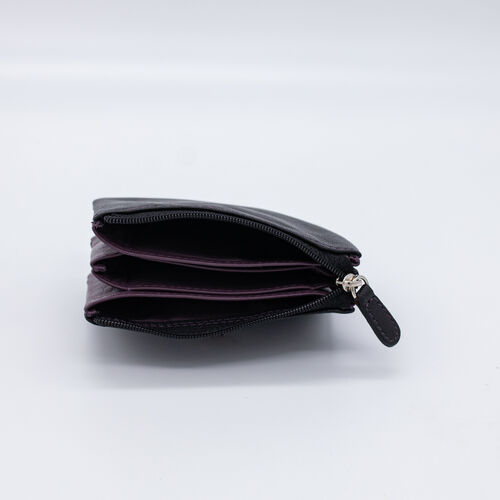 MONEDERO TRIPLE ECLIPSE NEGRO