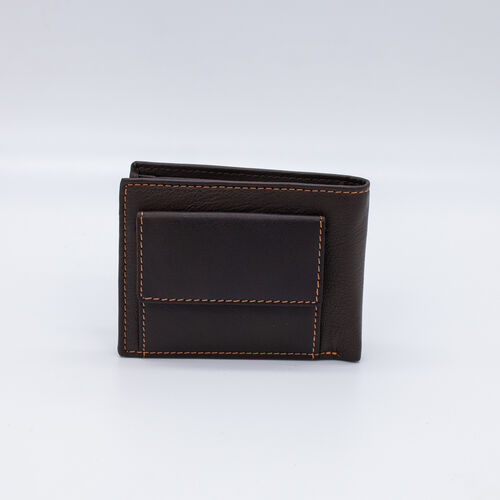 BILLETERA MONEDERO EXTERIOR FUEGO MARRON