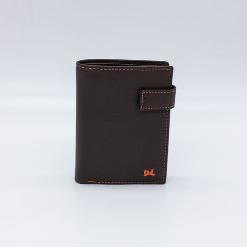 BILLETERA MONEDERO FUEGO MARRON