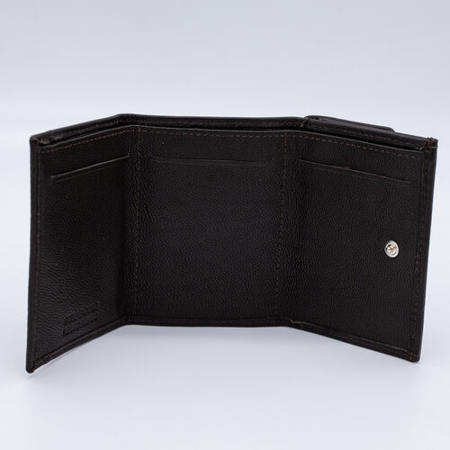 BILLETERA MONEDERO SOL MARRON
