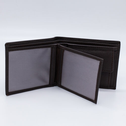 BILLETERA MONEDERO SOL MARRON