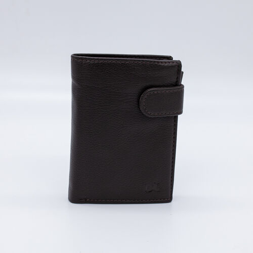 BILLETERA MONEDERO SOL MARRON
