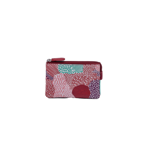 MONEDERO TRIPLE CORAL TURQUESA