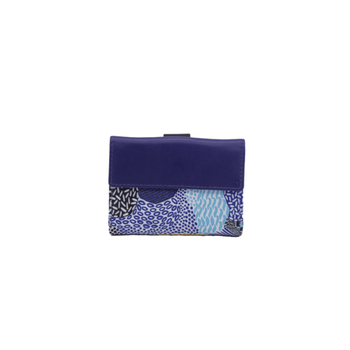 CARTERA MONEDERO SOLAPA CORAL NEGRO